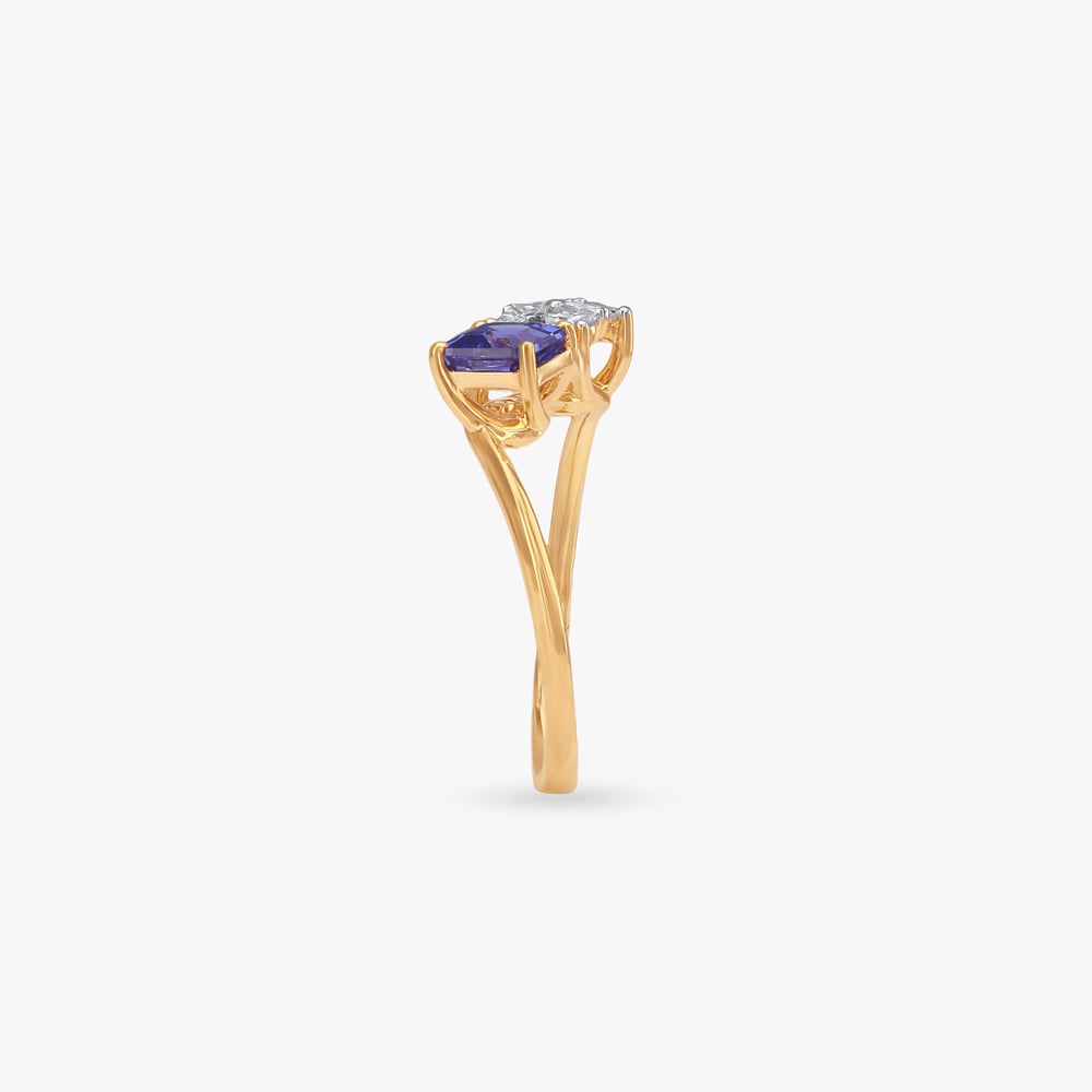 Tanzanite Muse Diamond Ring,,hi-res image number null