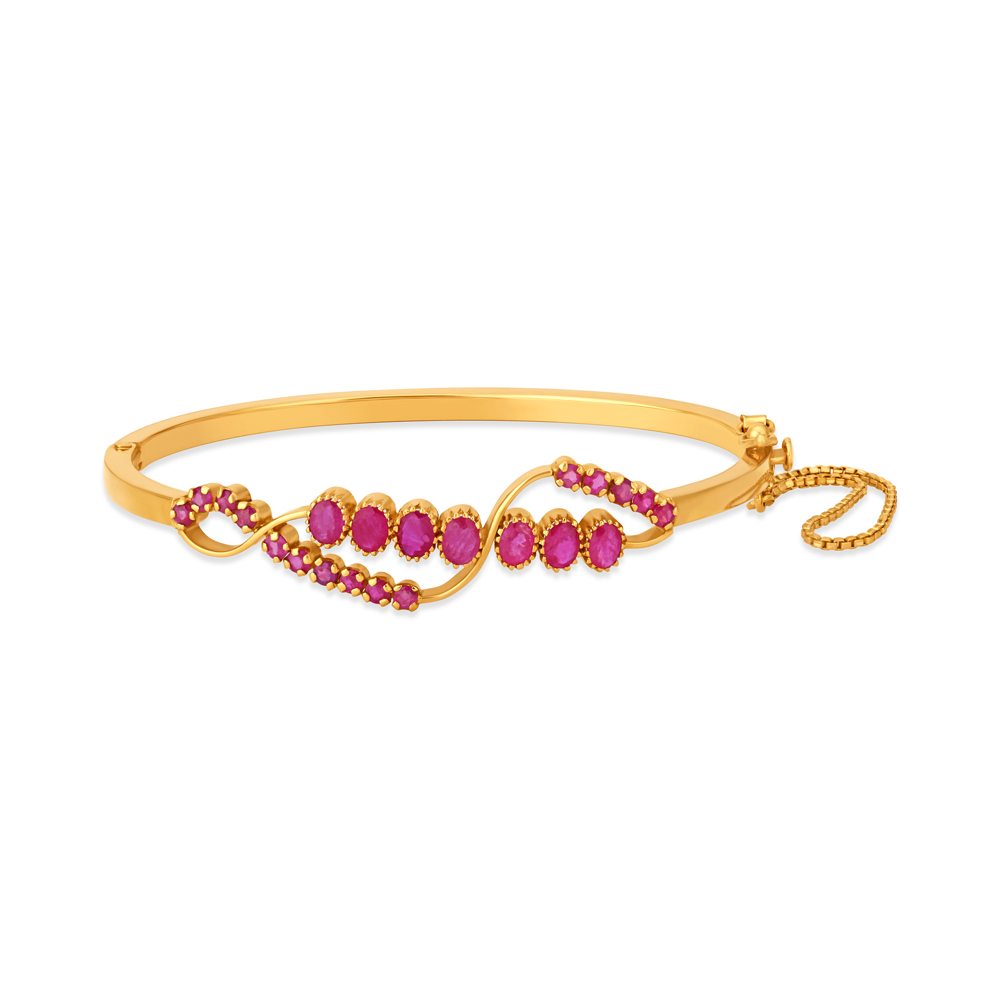 Buy MALABAR GOLD AND DIAMONDS Womens Malabar Gold Bangle - Size 2.5 |  Shoppers Stop