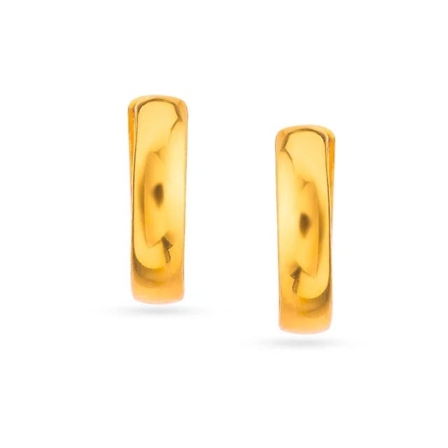 Elegant Gold Hoop Bali Earrings,,hi-res image number null