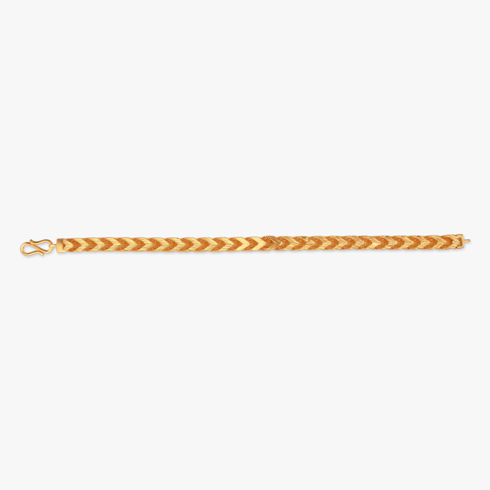 Bold Chevron Gold Bracelet for Men,,hi-res image number null