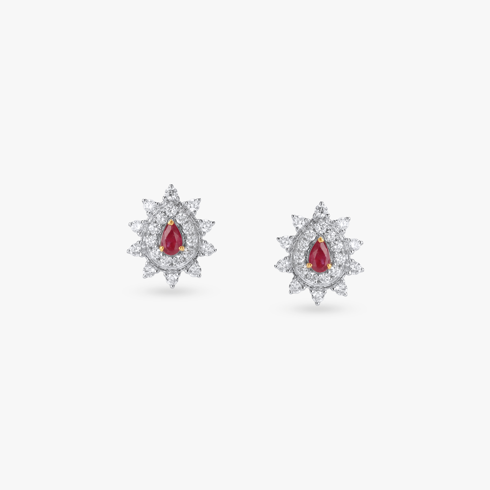 Dazzling Bloom Diamond Pendant and Earrings Set,,hi-res image number null