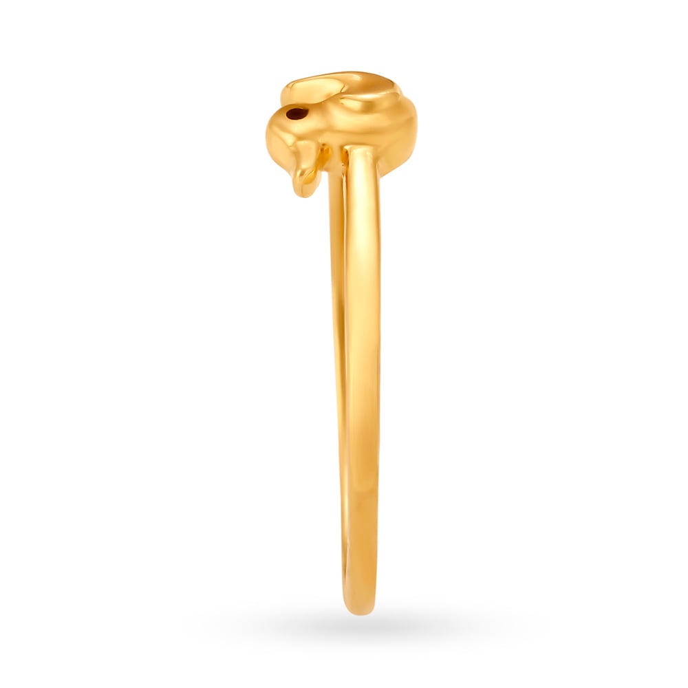 Cute Duck Gold Finger Ring for Kids,,hi-res image number null