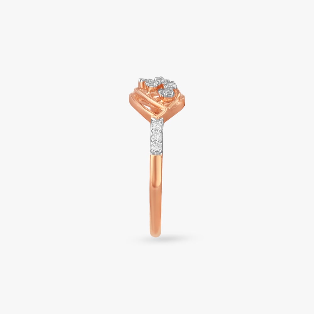 Delicate Gleam Diamond Finger Ring,,hi-res image number null