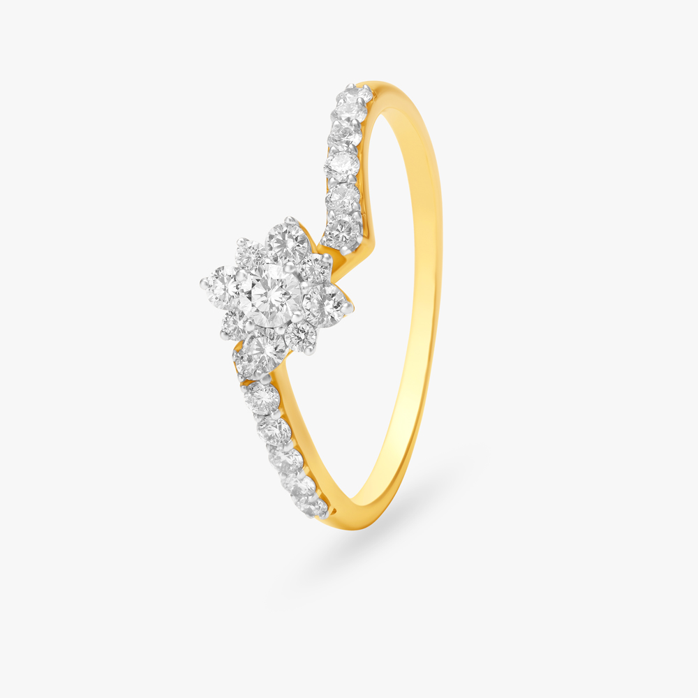 Gorgeous Floral Diamond Ring,,hi-res image number null