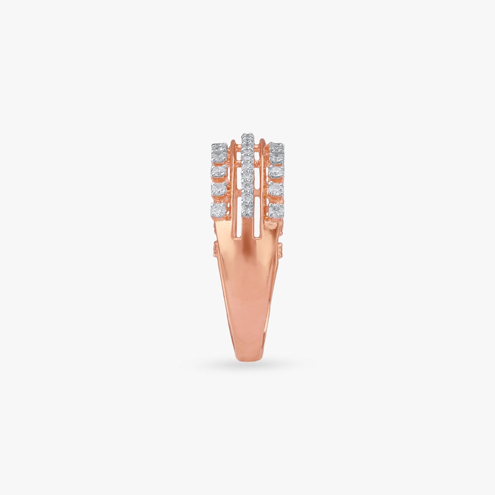 Glimmer Rows Diamond Ring,,hi-res image number null