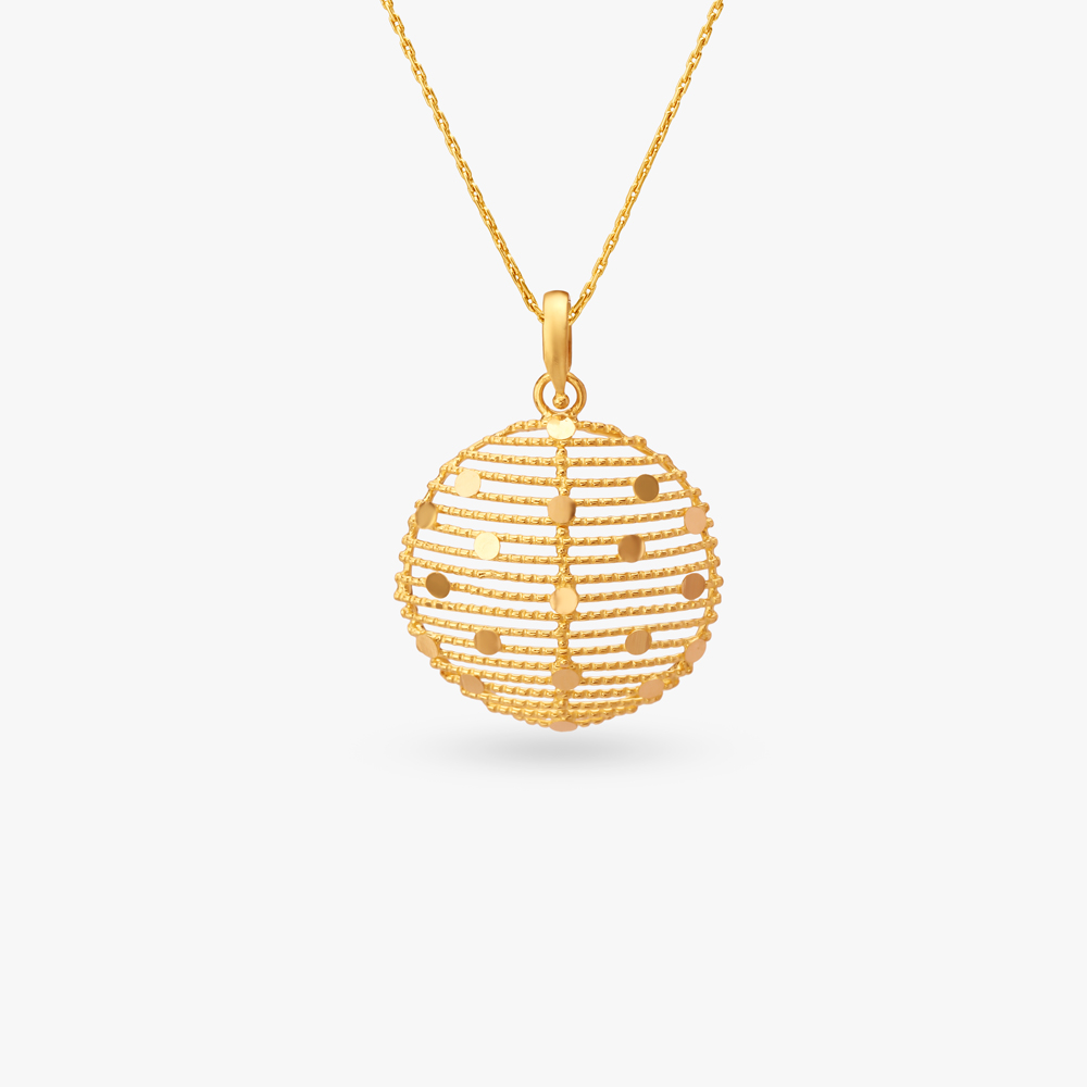 Dynamic Gold Pendant,,hi-res image number null