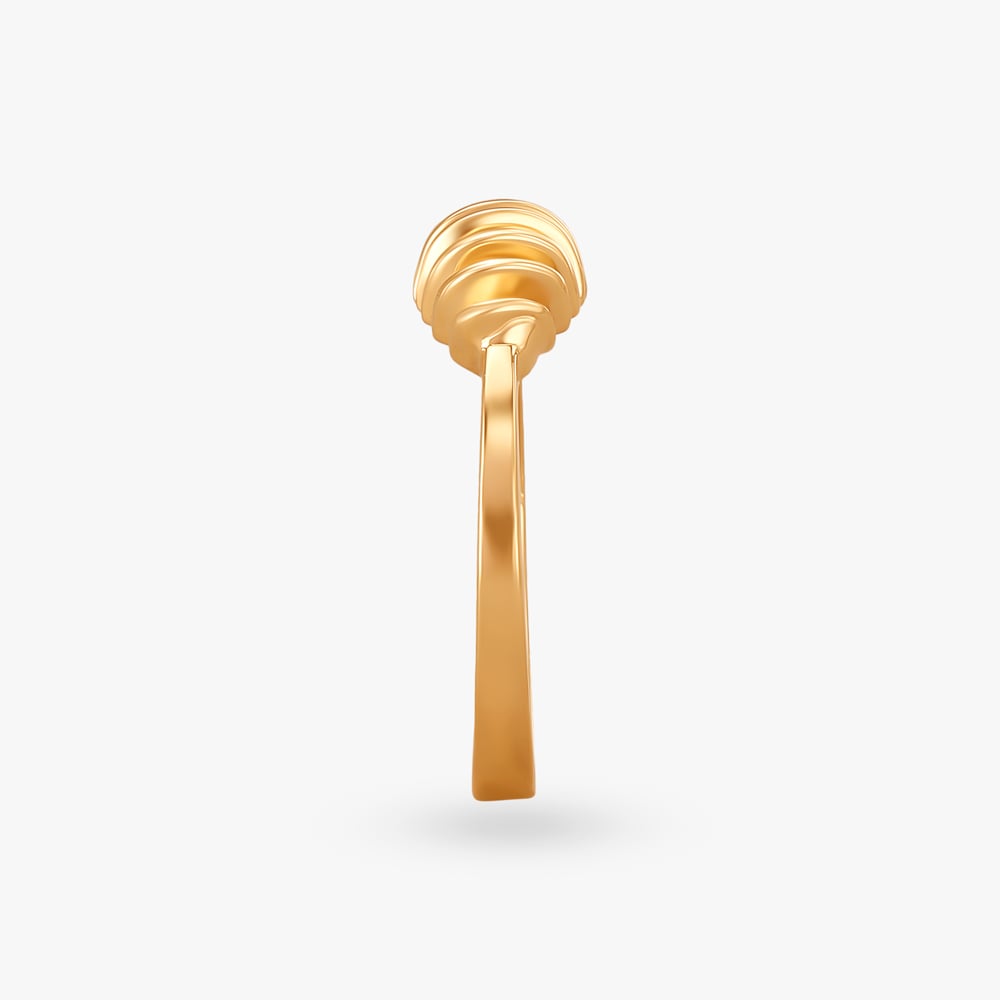 Intricate Swirl Gold Finger Ring,,hi-res image number null