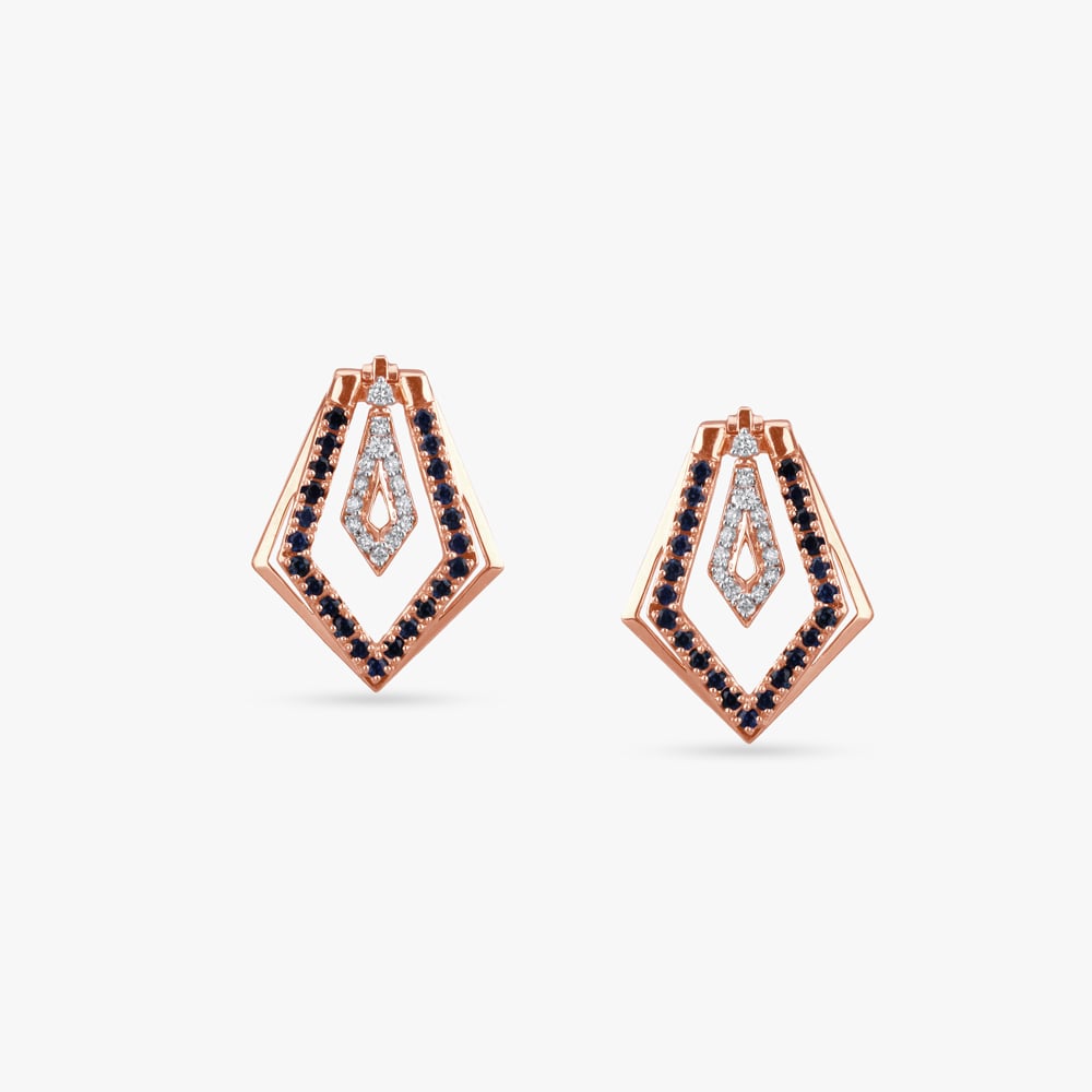 Versatile Hexa Diamond Drop Earrings,,hi-res image number null