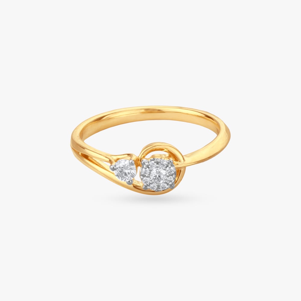 Petite Elegance Diamond Finger Ring,,hi-res image number null