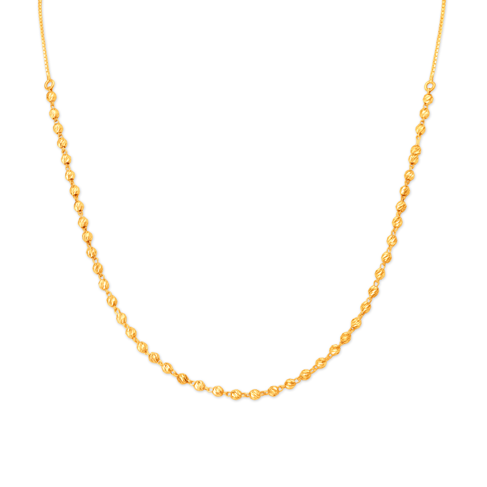 Traditional Bead Gold Chain,,hi-res image number null
