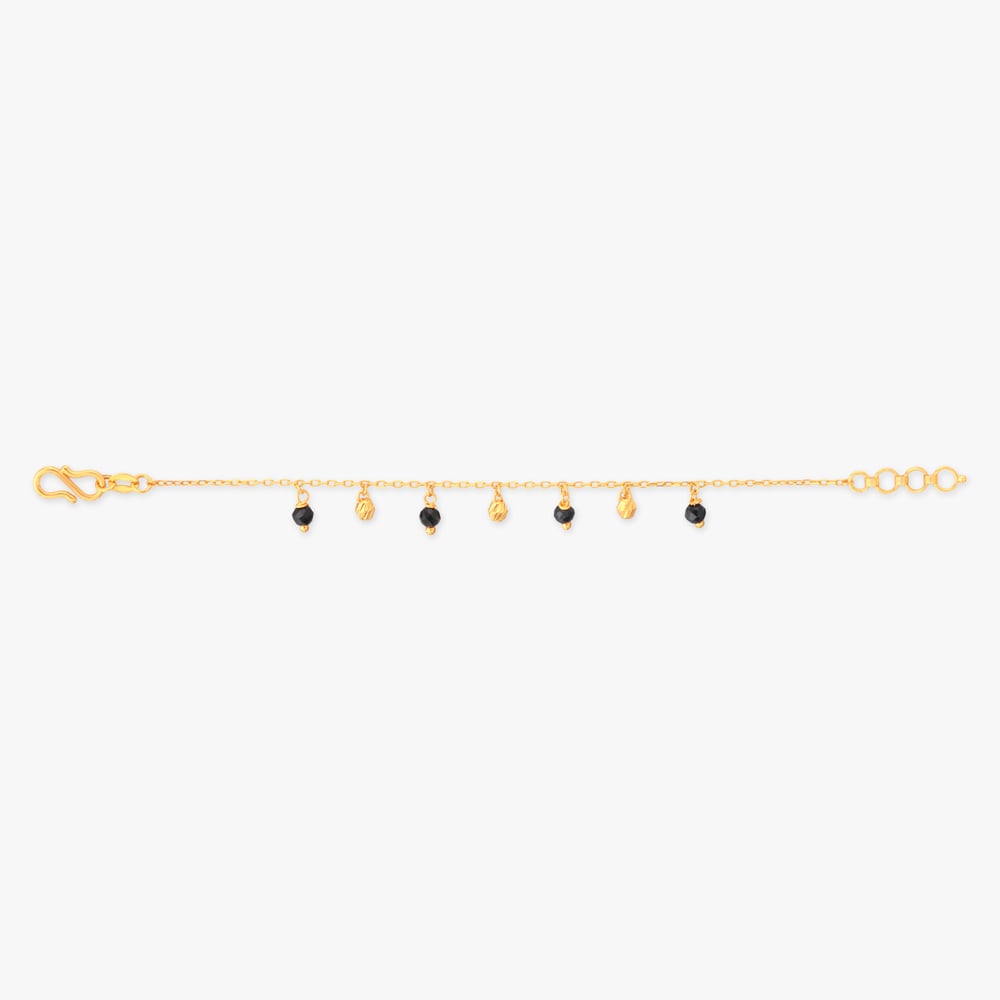 Ebony Sprinkle Gold Bracelet for Kids,,hi-res image number null