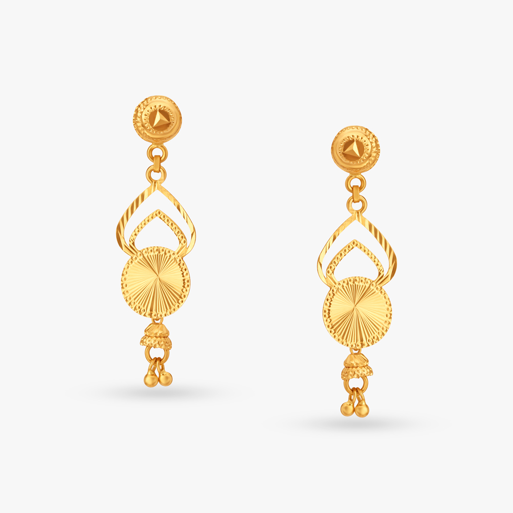 Buy Gold Earrings MEX0031X | Tarinika - Tarinika India