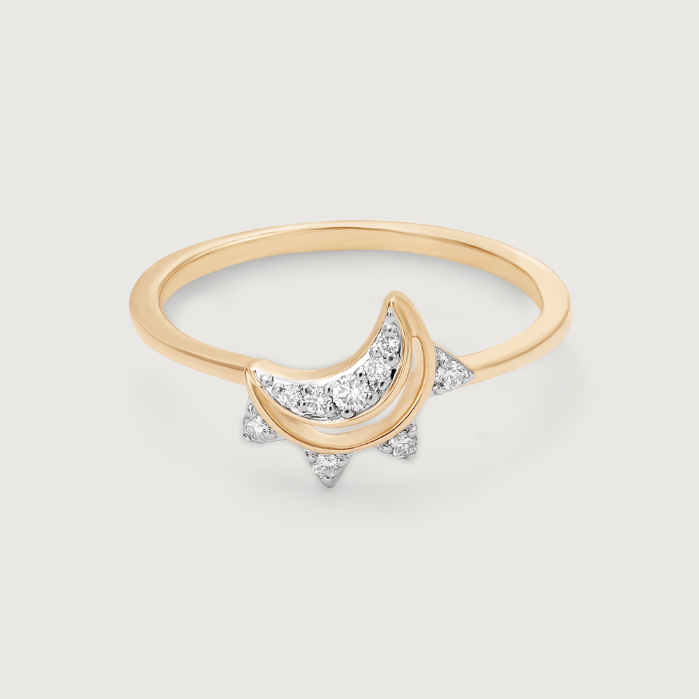 Celestial Harmony 14KT Diamond Finger Ring,,hi-res image number null