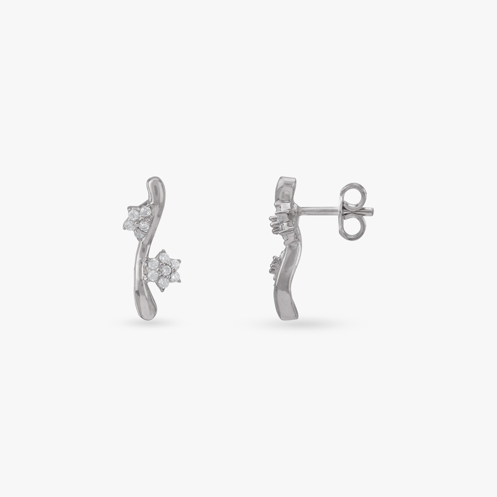 Twinkle Trail Silver Pendant and Earrings Set,,hi-res image number null