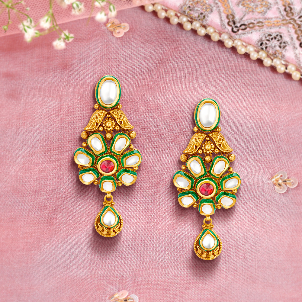 Dazzling Jadtar Necklace Set,,hi-res image number null