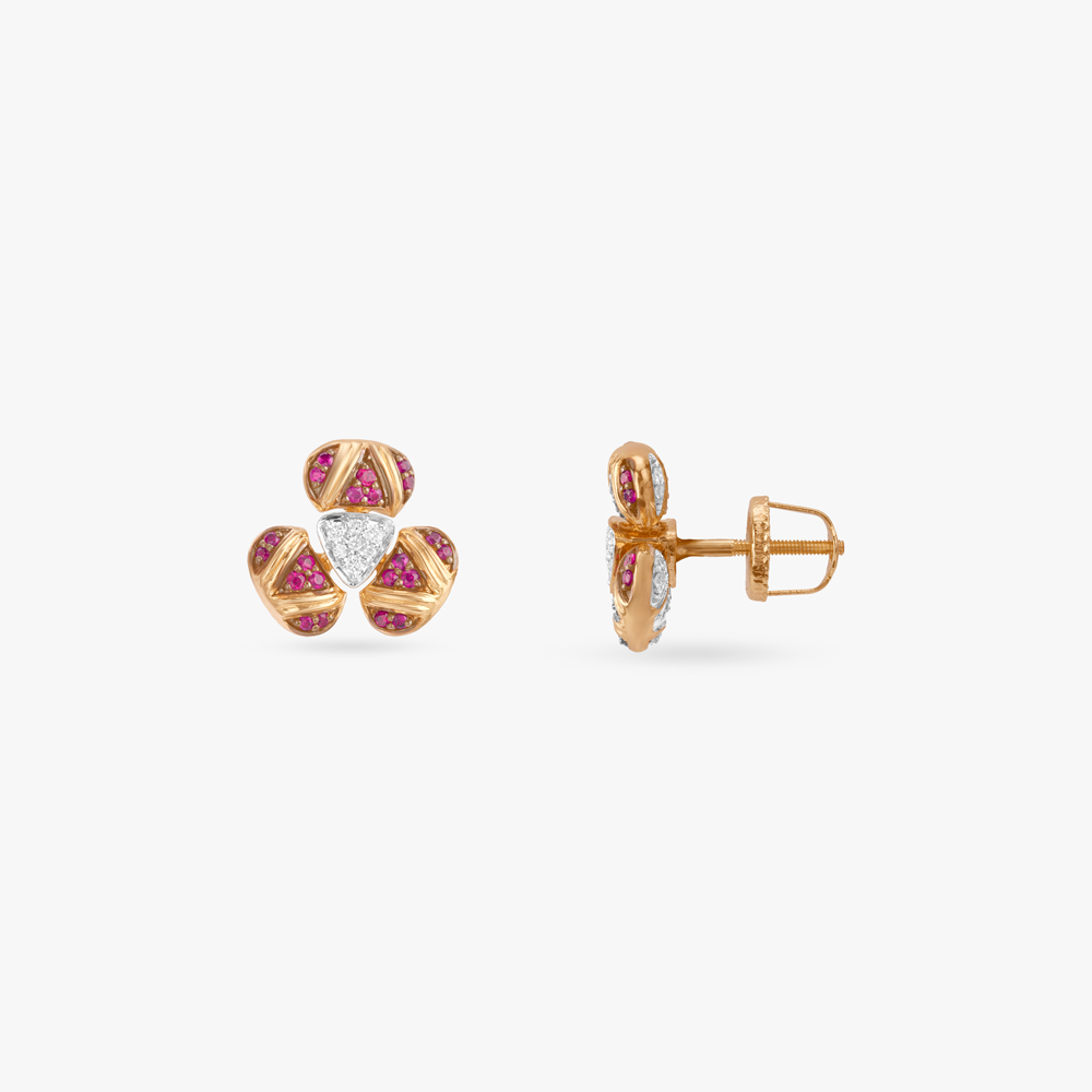 Reversible Radiance Diamond Stud Earrings,,hi-res image number null