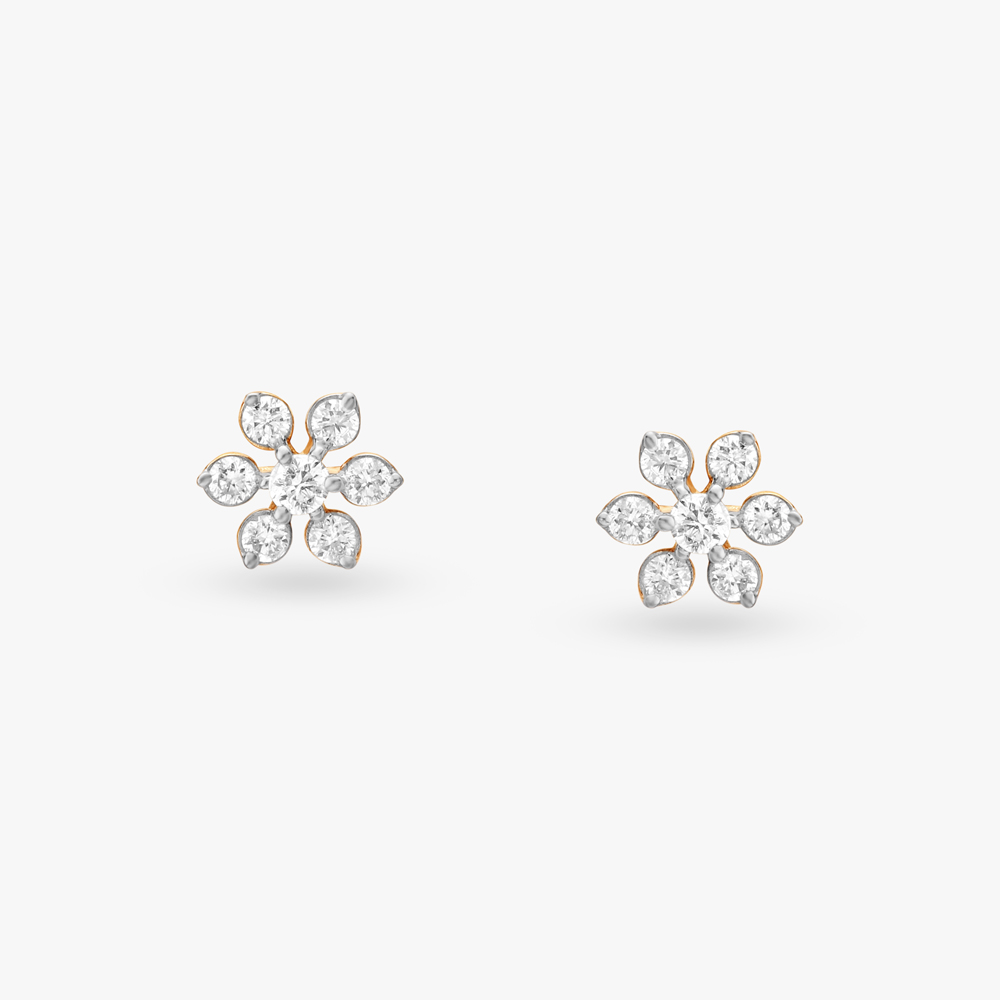 Cluster Diamond Stud Earrings,,hi-res image number null