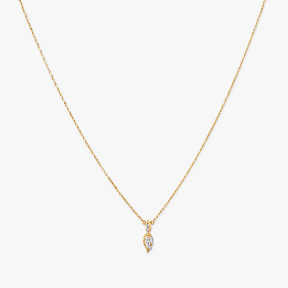 

Whisper Curve Diamond Pendant with Chain