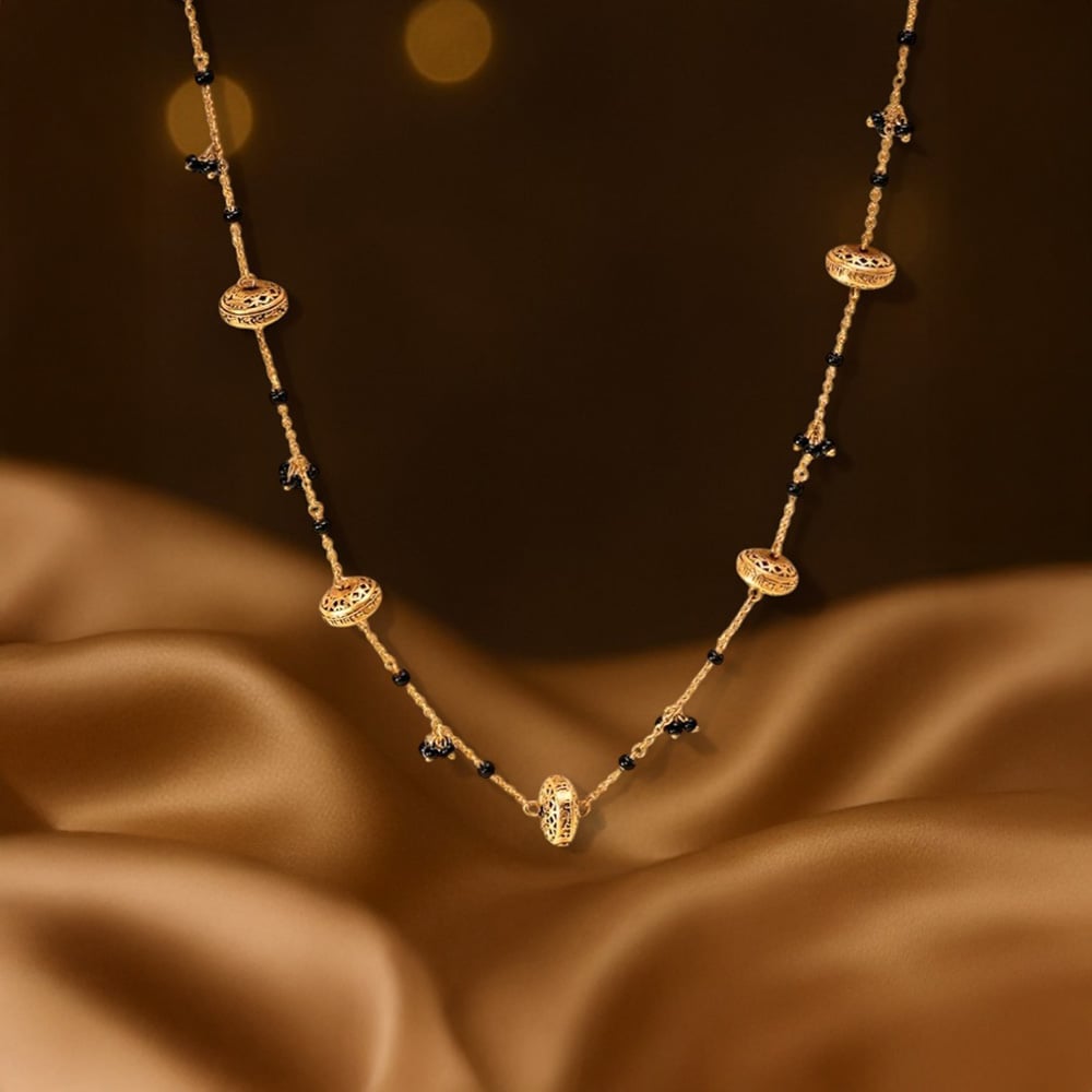 

Contemporary Beaded Mangalsutra
