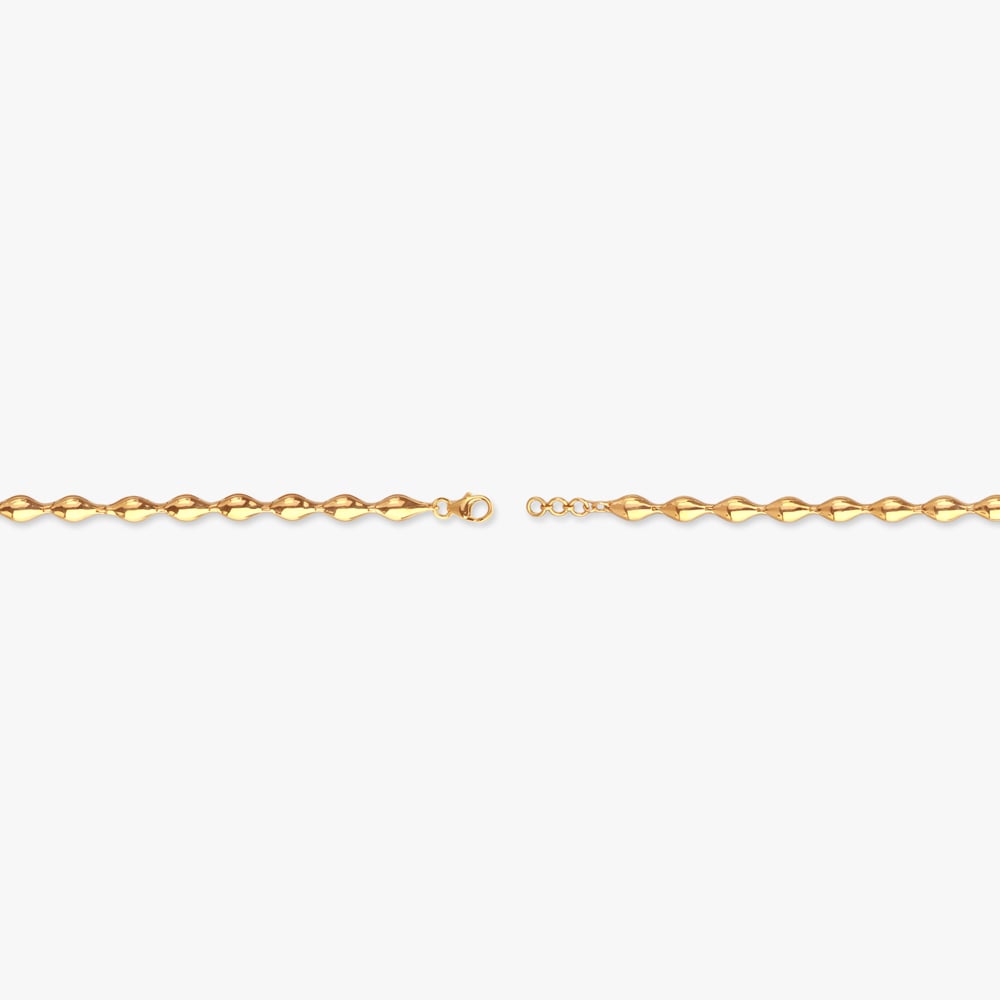 Molten Wave Gold Bracelet,,hi-res image number null
