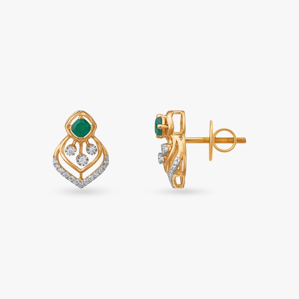 Celeste Emerald Pendant and Earrings Set,,hi-res image number null