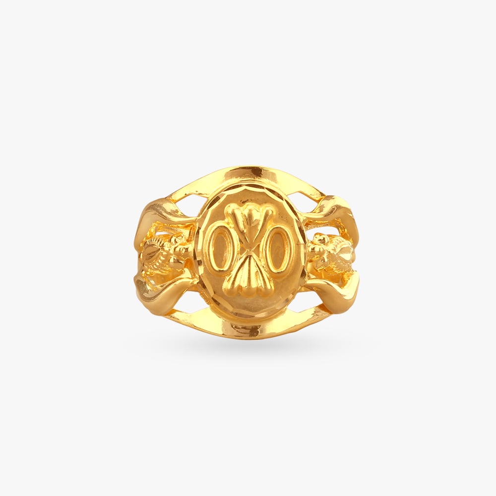 

Crossmark Bold Gold Ring for Men