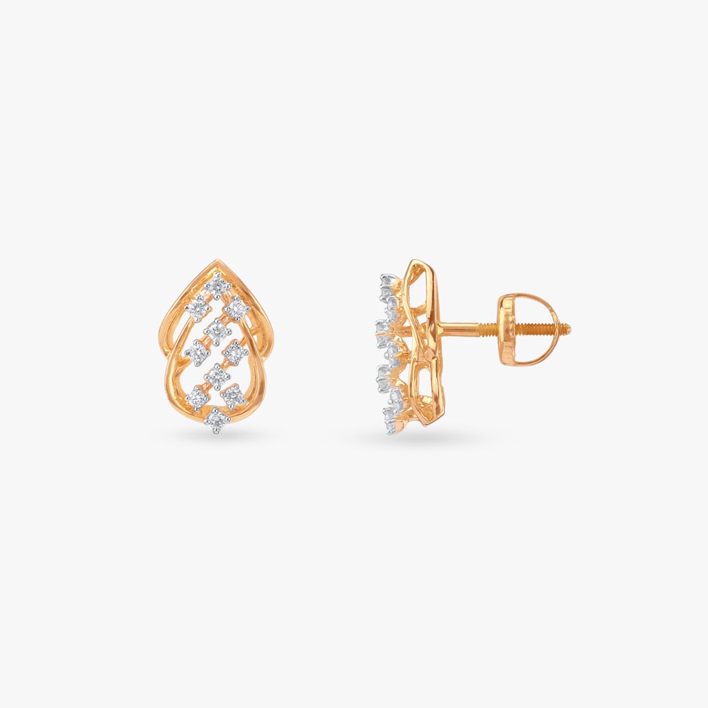 Graceful Glint Diamond Stud Earrings,,hi-res image number null