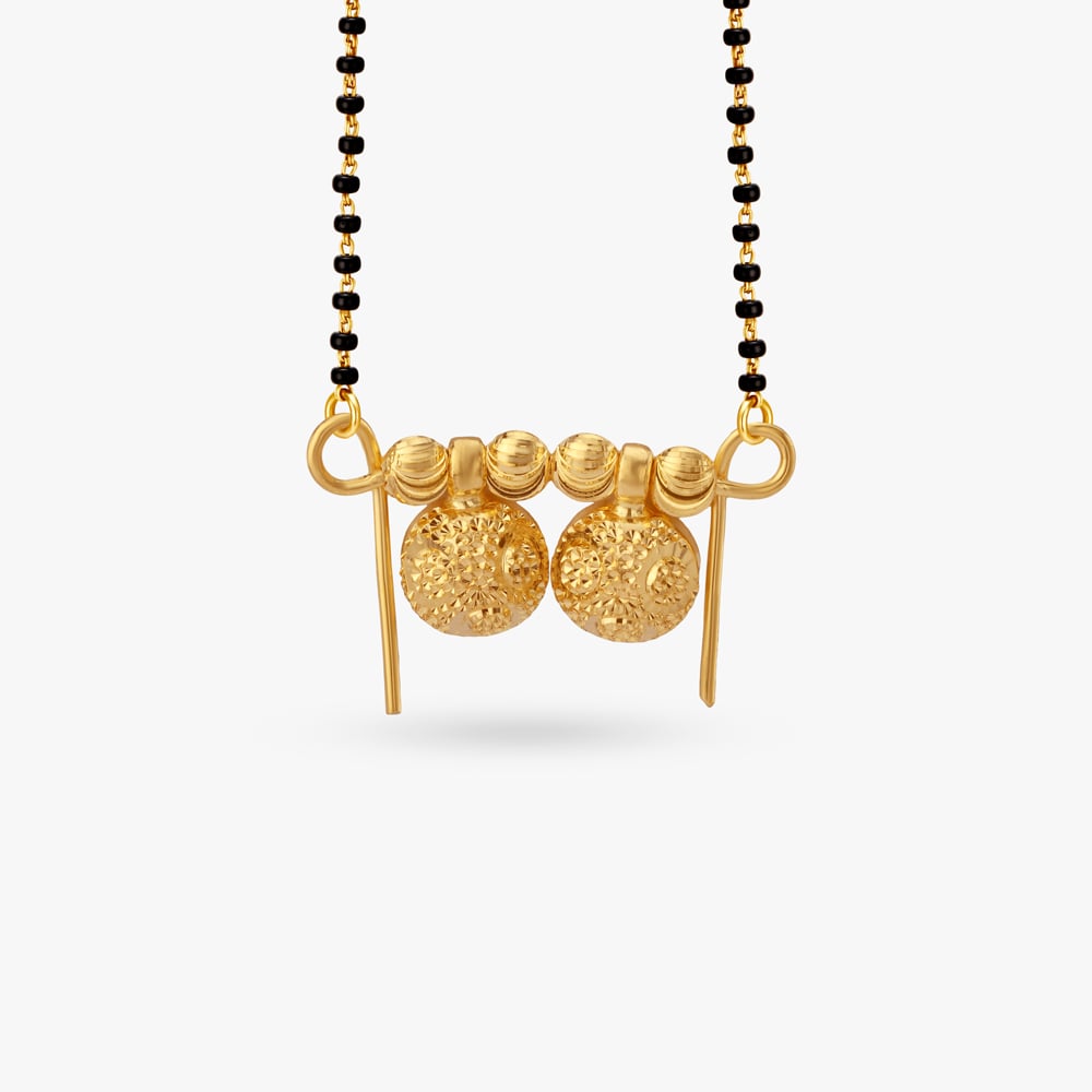 

Sacred Tradition Gold Thali Pendant