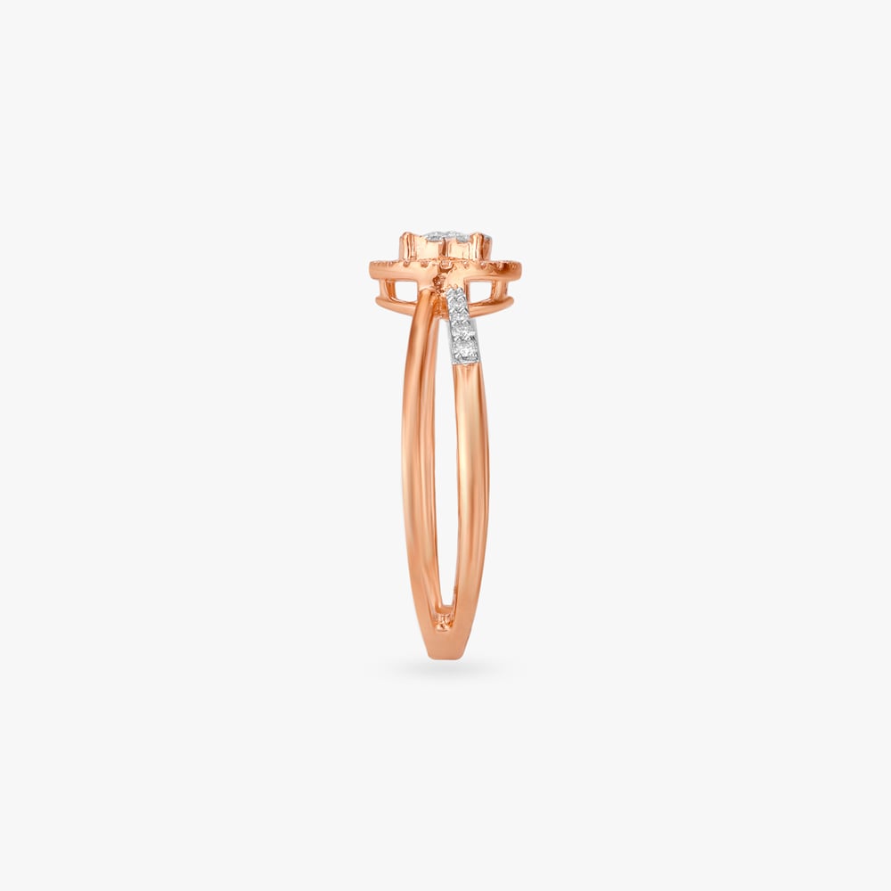 Blush Circle Diamond Ring,,hi-res image number null
