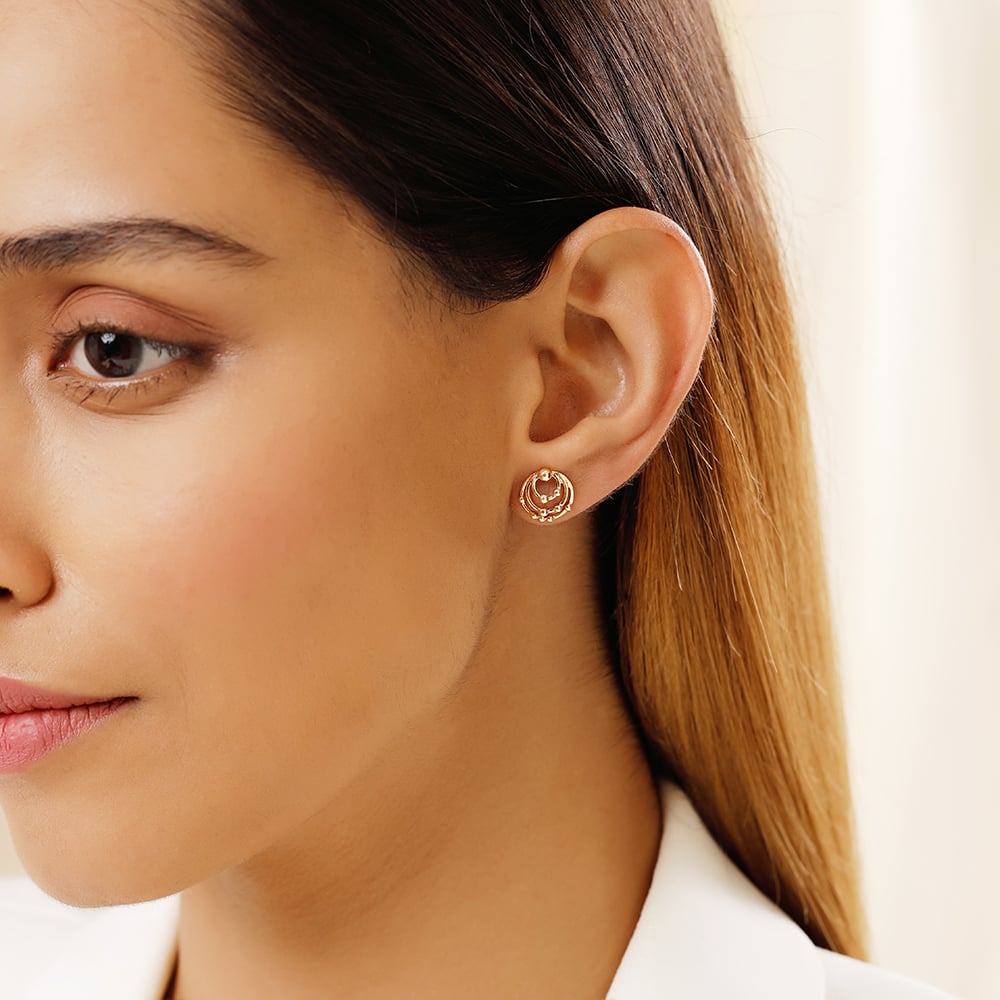 Rings of Wonder 14KT Stud Earrings,,hi-res image number null
