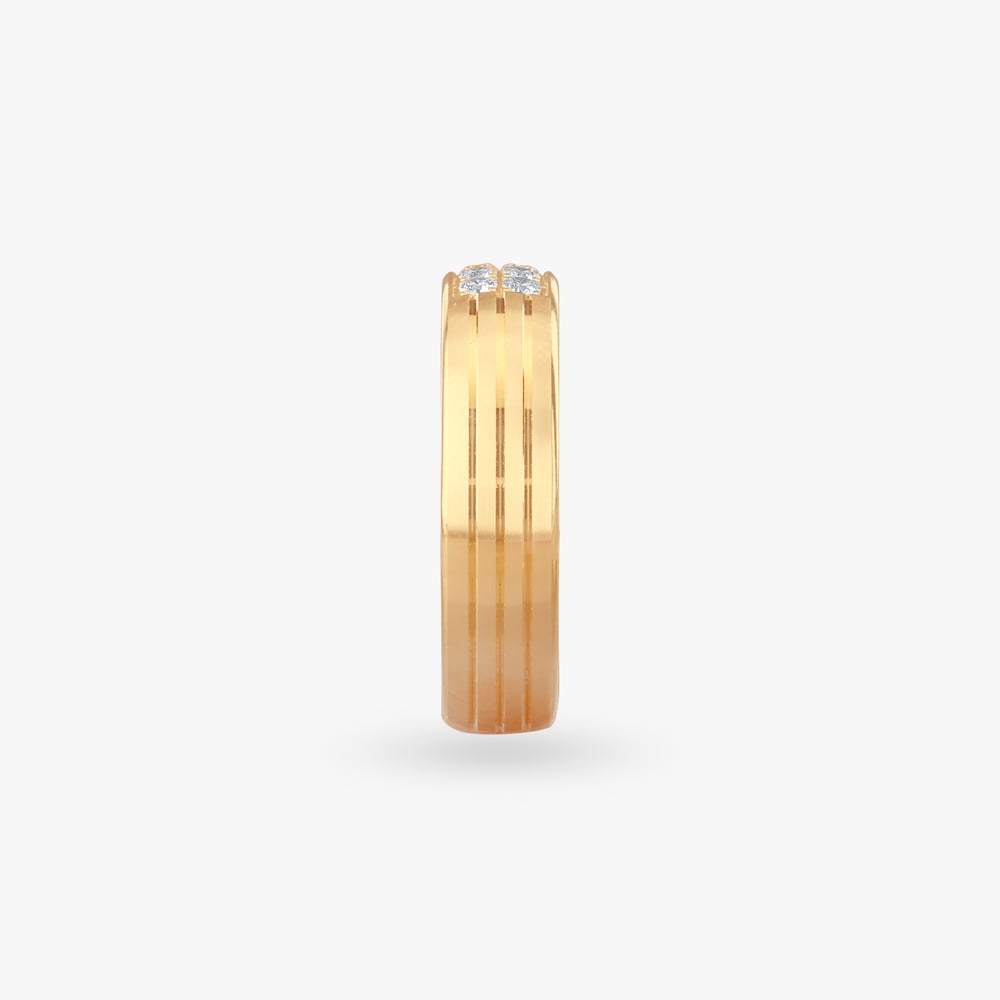 Gridline Grandeur Diamond Ring for Men,,hi-res image number null
