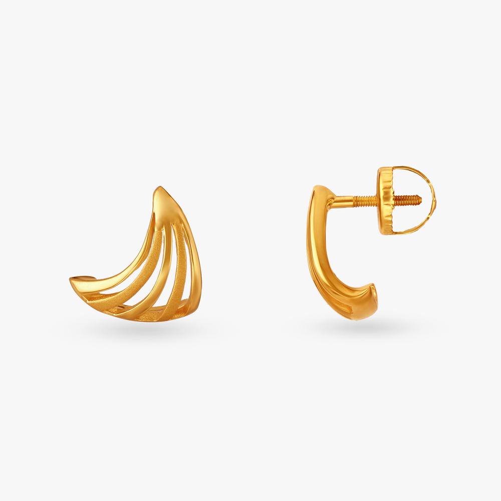 Twisted Gold Pendant and Earrings Set,,hi-res image number null
