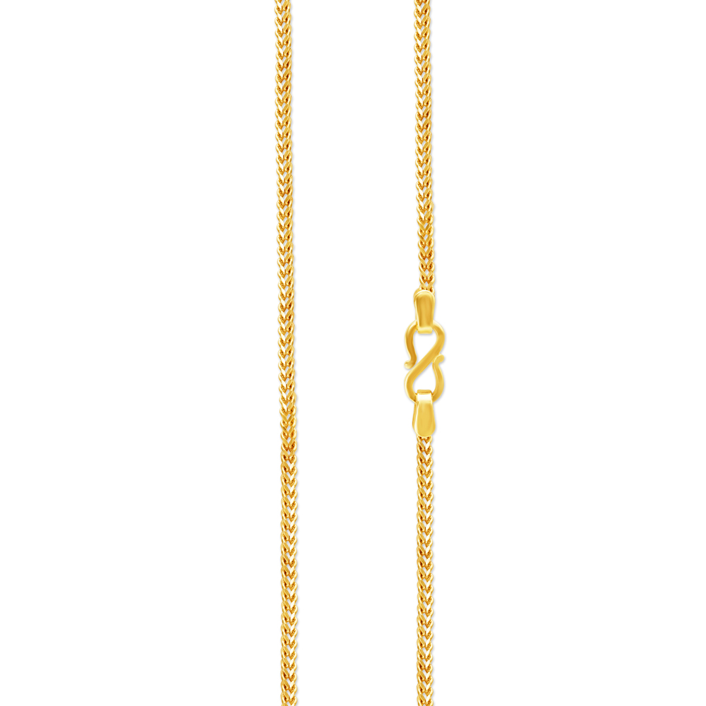 Alluring Foxtail Gold Chain,,hi-res image number null
