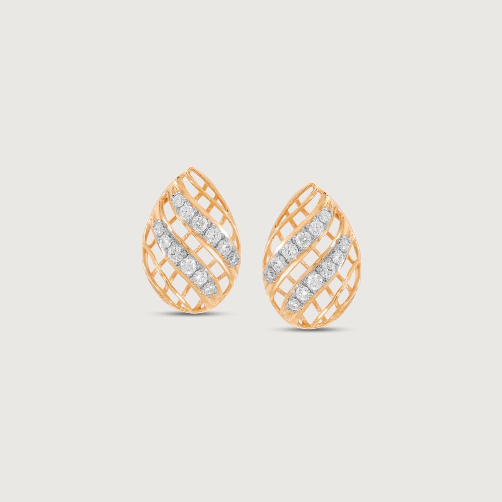 Radiant Curve Diamond Stud Earrings,,hi-res image number null