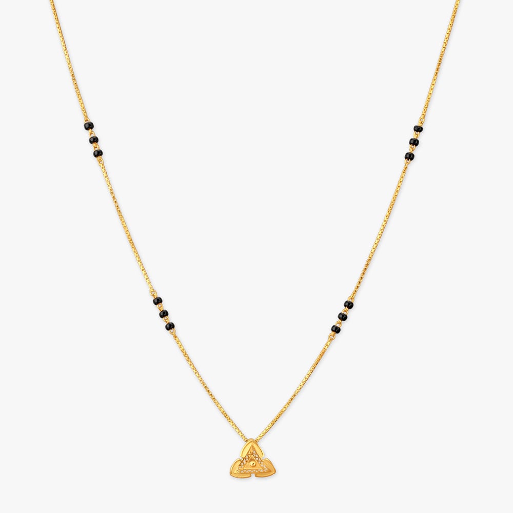 

Trinity Touch Gold Mangalsutra