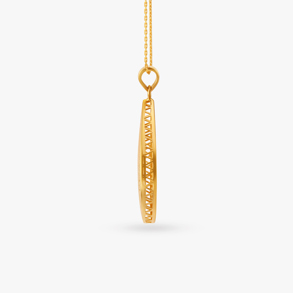 Sleek Serenity Pendant and Earrings Set,,hi-res image number null