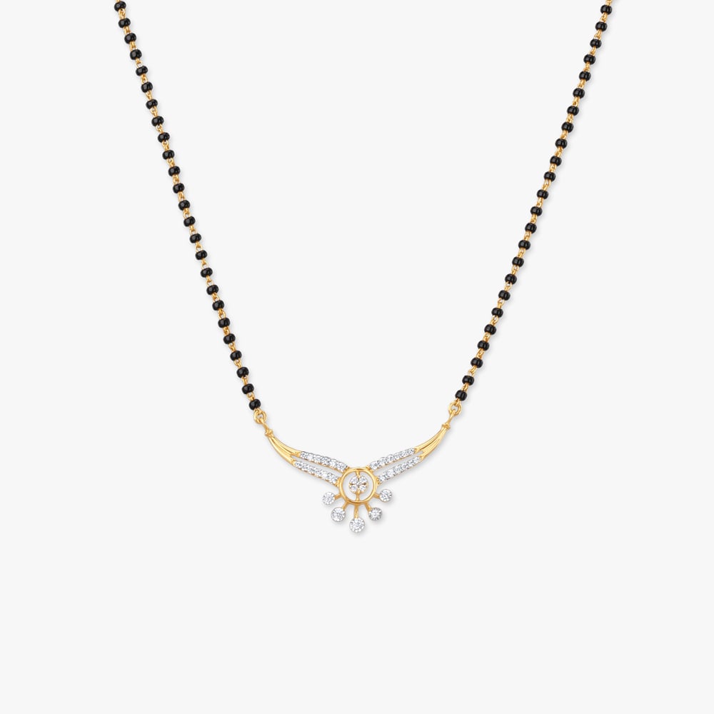 

Winged Grace Diamond Mangalsutra