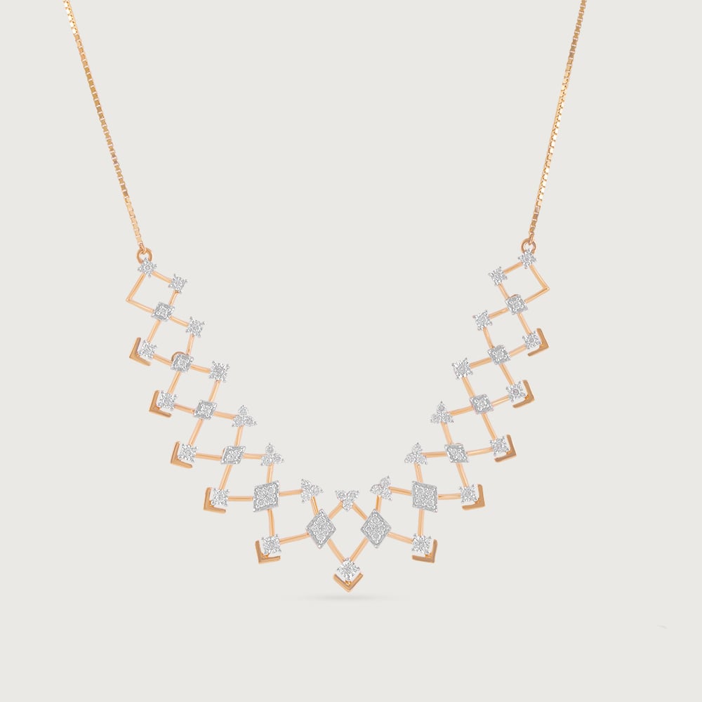Disco Dream Gold & Diamond Necklace,,hi-res image number null