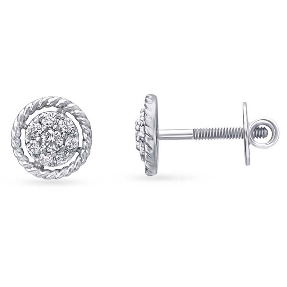 Radiant Stylish Diamond Stud Earrings,,hi-res image number null