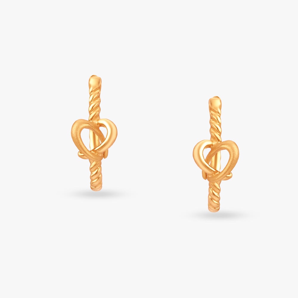 Dapper Gold Hoop Earrings,,hi-res image number null