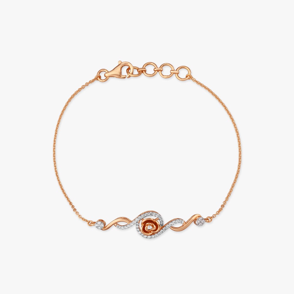 Spiralling Glow Diamond Bracelet,,hi-res image number null