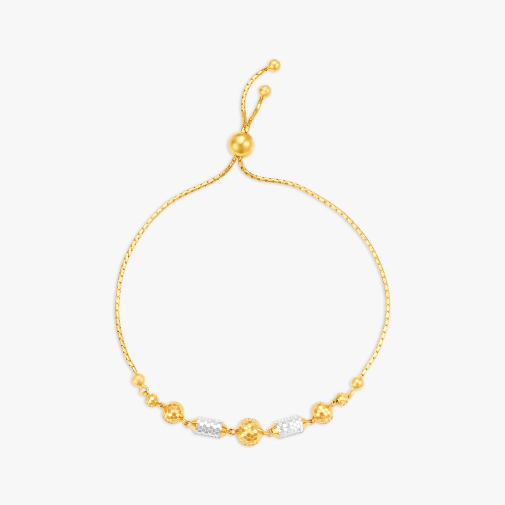 Modish Dual Tone Bracelet,,hi-res image number null