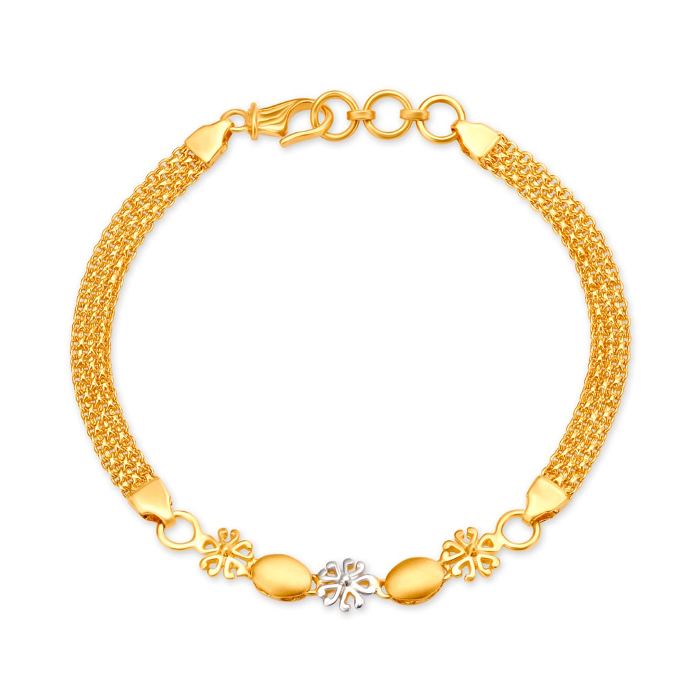 Delicate Floral Bracelet,,hi-res image number null