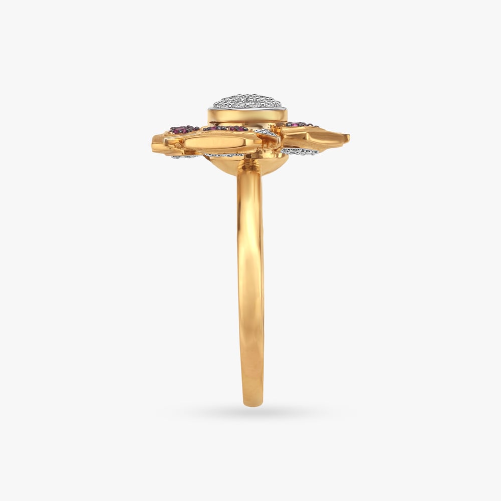 Starburst Spin Diamond Ring,,hi-res image number null