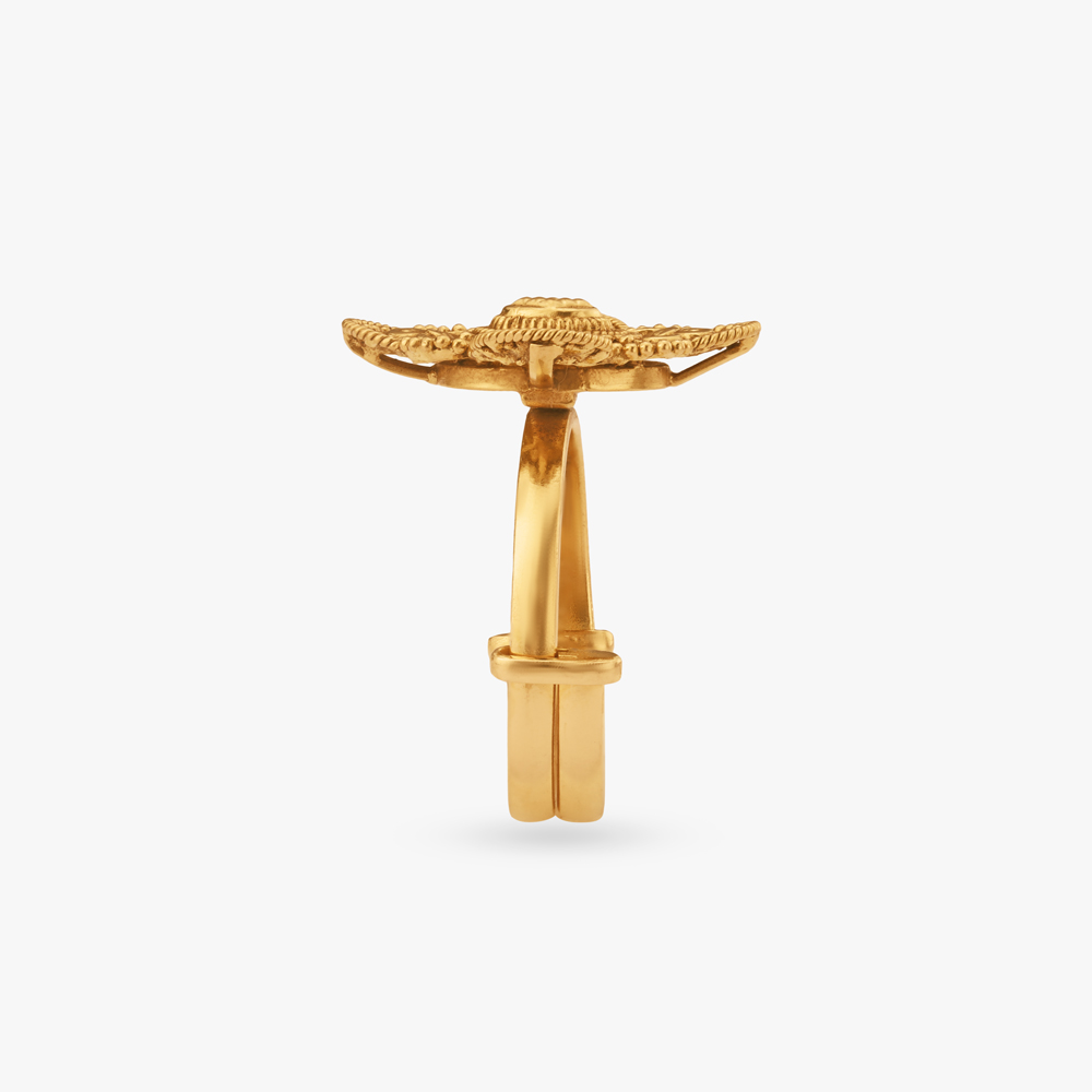 Floral Heritage Gold Ring,,hi-res image number null