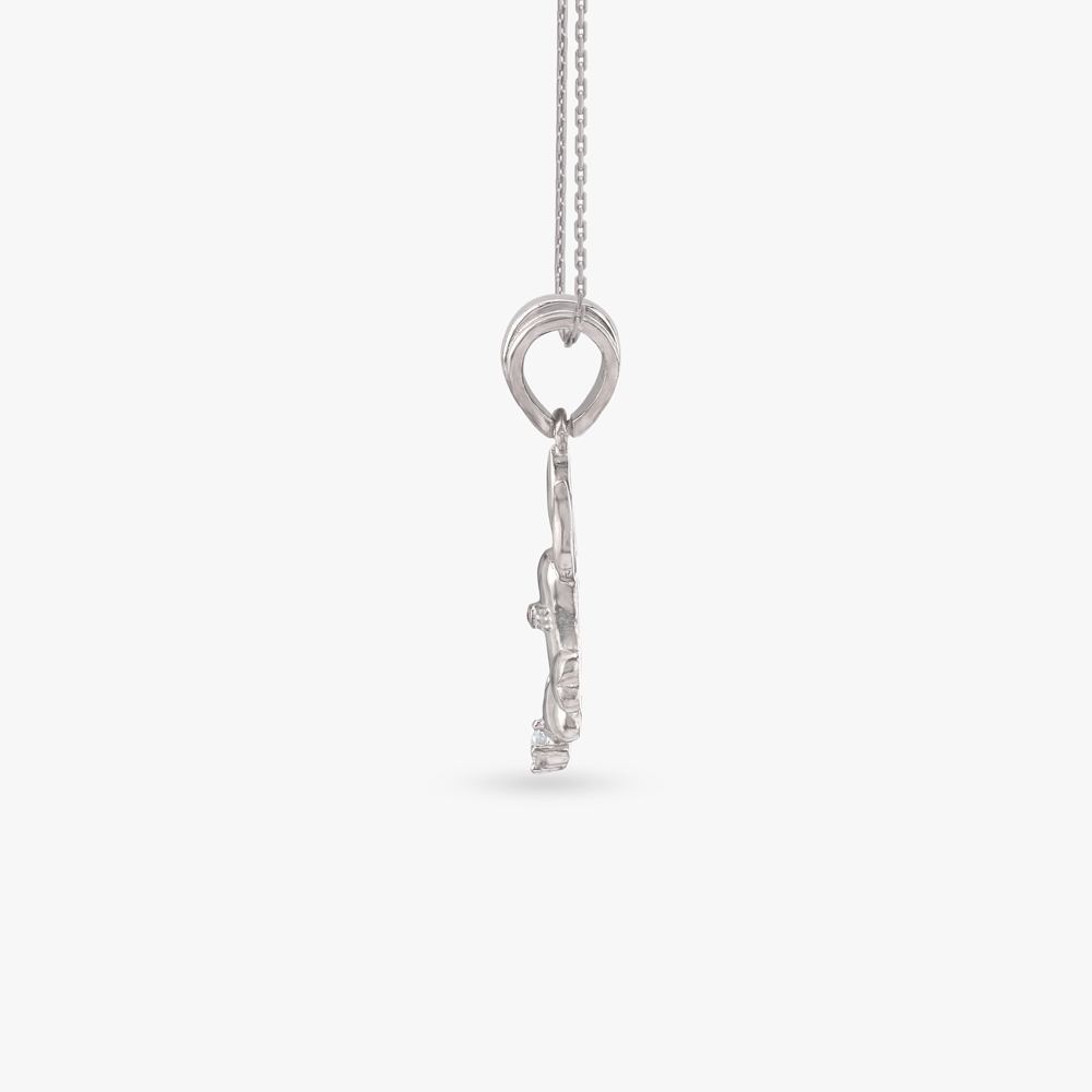 Sacred Trident Silver Pendant,,hi-res image number null