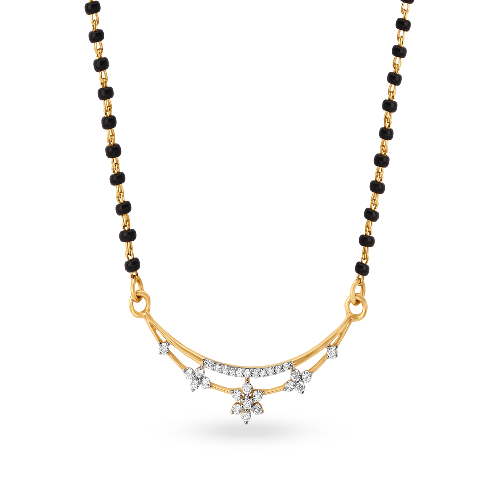 Nakshatra diamond mangalsutra designs with price sale
