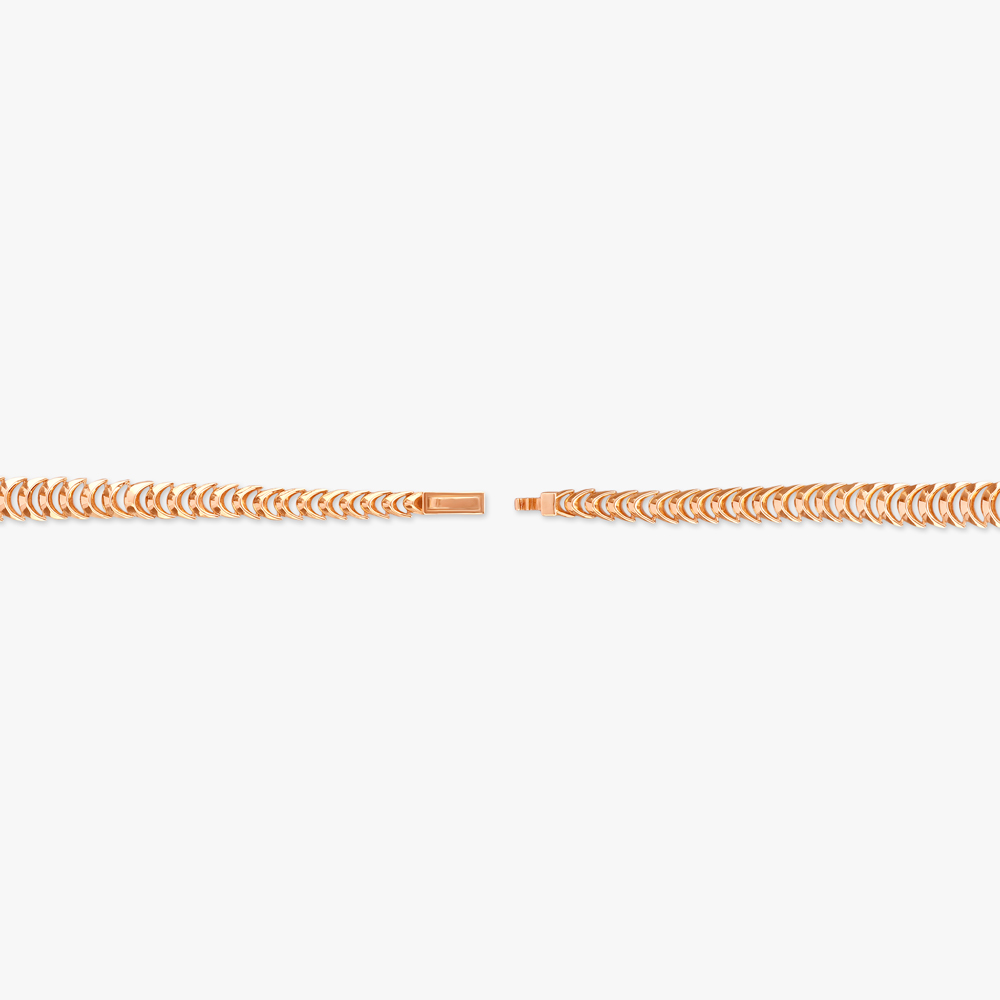 Overlapping Link Gold Bracelet,,hi-res image number null