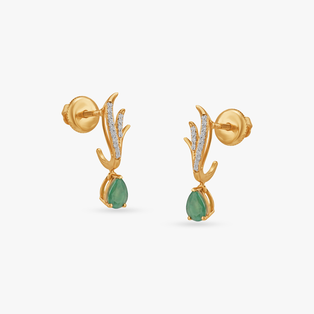 Enchanted Whirl Diamond Drop Earrings,,hi-res image number null
