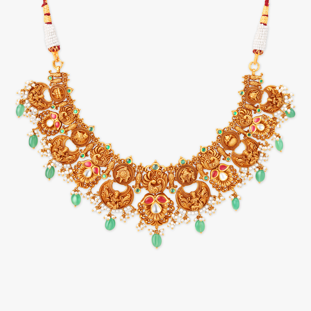 Sacred Nakashi Gold Necklace Set,,hi-res image number null